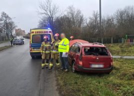 Kolizja na skrzyżowaniu ulic Wschodniej i Rejtana w Opolu