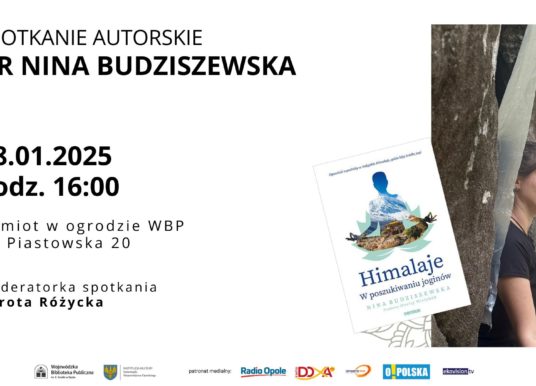 Spotkanie autorskie z Niną Budziszewską już 18 stycznia w WBP Opole