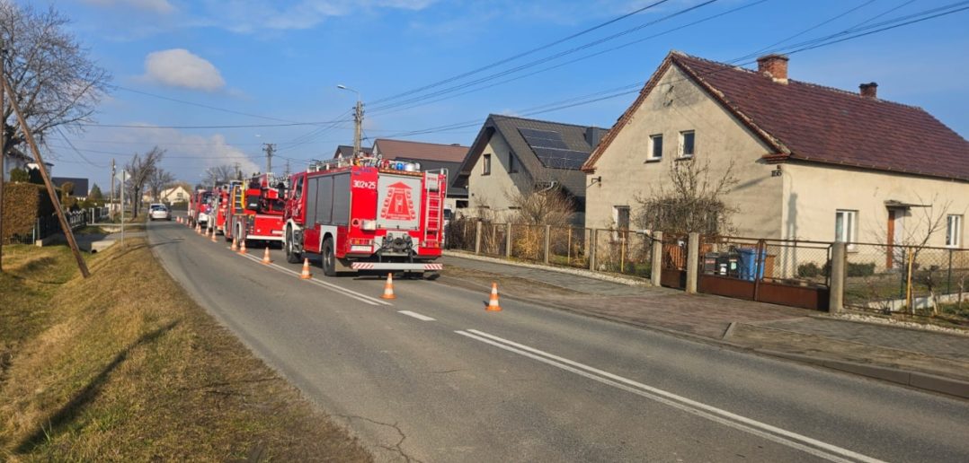 Pożar domu w Opolu-Krzanowicach