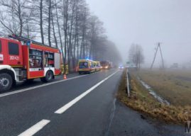Śmiertelny wypadek na DK46 w Grodźcu koło Ozimka
