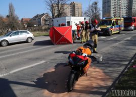 Śmiertelny wypadek na ul. Hallera w Opolu. Nie żyje 35-latek