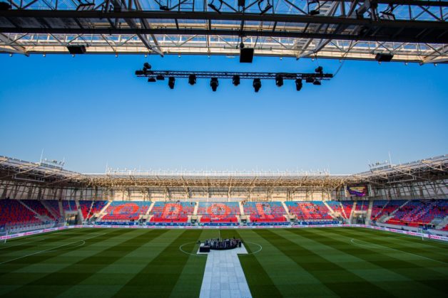 Akt wandalizmu na nowym stadionie w Opolu