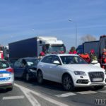 Zderzenie audi i forda na obwodnicy Opola