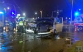 Wypadek na skrzyżowaniu ulic Szarych Szeregów i Horoszkiewicza w Opolu