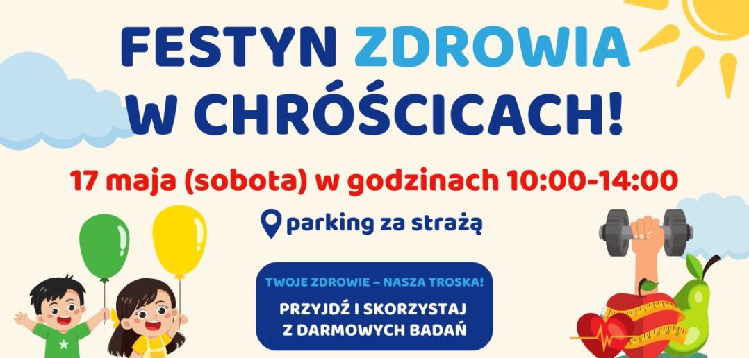 Festyn Zdrowia w Chróścicach z okazji 1 urodzin przychodni &#8222;MÓJ DOKTOR&#8221;