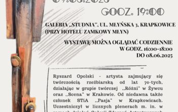 Ryszard Opolski zaprezentuje swoje prace w krapkowickiej galerii „Studnia”