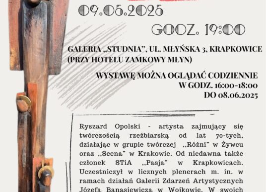Ryszard Opolski zaprezentuje swoje prace w krapkowickiej galerii „Studnia”