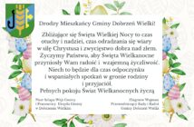 Życzenia wielkanocne gminy Dobrzeń Wielki