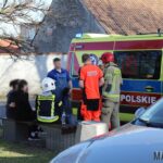 23-latka kierująca citroenem wjechała w ławkę w Komprachcicach