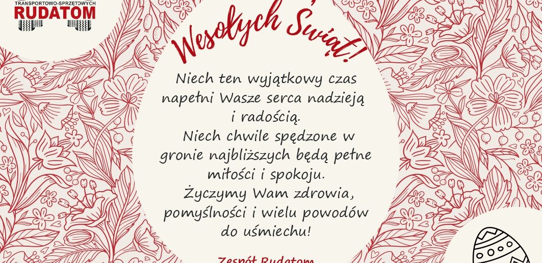 Życzenia wielkanocne firmy Rudatom