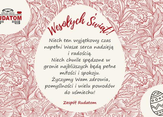 Życzenia wielkanocne firmy Rudatom