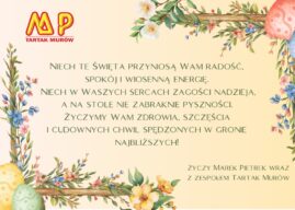 Życzenia wielkanocne przesyła Tartak Murów