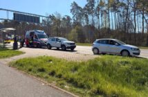 Kolizja z udziałem ambulansu w Lędzinach