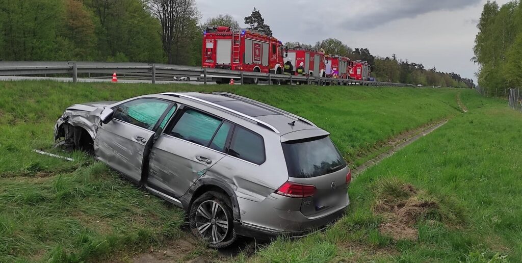 Wypadek na opolskim odcinku autostrady A4