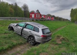 Wypadek na opolskim odcinku autostrady A4