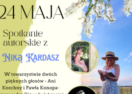 Spotkanie autorskie z Moniką „Niką” Kardasz