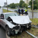 Groźny wypadek na Witosa w Opolu. Poszkodowani matka i dziecko