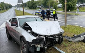 Groźny wypadek na Witosa w Opolu. Poszkodowani matka i dziecko Groźny wypadek na Witosa w Opolu. Poszkodowani matka i dziecko