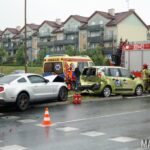 Groźny wypadek na Witosa w Opolu. Poszkodowani matka i dziecko