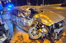 Wypadek na obwodnicy Opola. Ciężarówka zderzyła się z samochodem osobowym