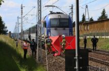 Śmiertelny wypadek kolejowy pod Opolem w Chróścinie
