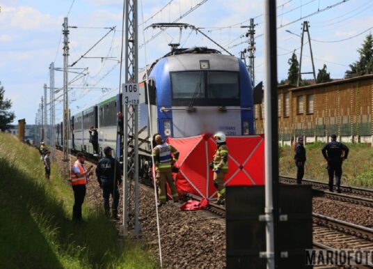 Śmiertelny wypadek kolejowy pod Opolem w Chróścinie