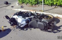 Śmiertelny wypadek na ul. Harcerskiej w Opolu, nie żyje motocyklista
