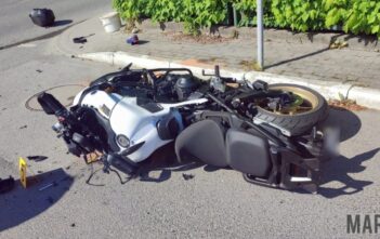 Śmiertelny wypadek na ul. Harcerskiej w Opolu, nie żyje motocyklista