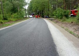 Wypadek śmiertelny na trasie Zawiść – Szum