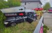 Zderzenie dwóch samochodów na ul. Elektryków w Opolu-Brzeziu