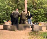 Zwęglone ciało nad Kamionką Bolko