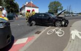 Wypadek na skrzyżowaniu ulic Niemodlińskiej i Krapkowickiej w Opolu