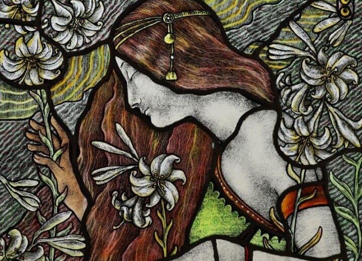 Witraż światłem malowany. Wernisaż w galerii „Studnia” w Krapkowicach