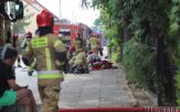 W domu przy ul. Wróblewskiego w Opolu wybuchł pożar, jedna osoba w szpitalu