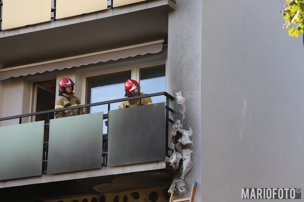 Pożar mieszkania przy ul. Grota-Roweckiego w Opolu
