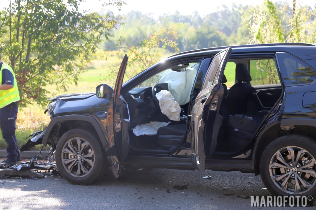 Na ul. Wrocławskiej w Opolu zderzyły się cztery samochody