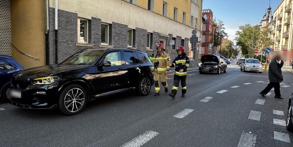 Wypadek na skrzyżowaniu Reymonta i Kościuszki w Opolu