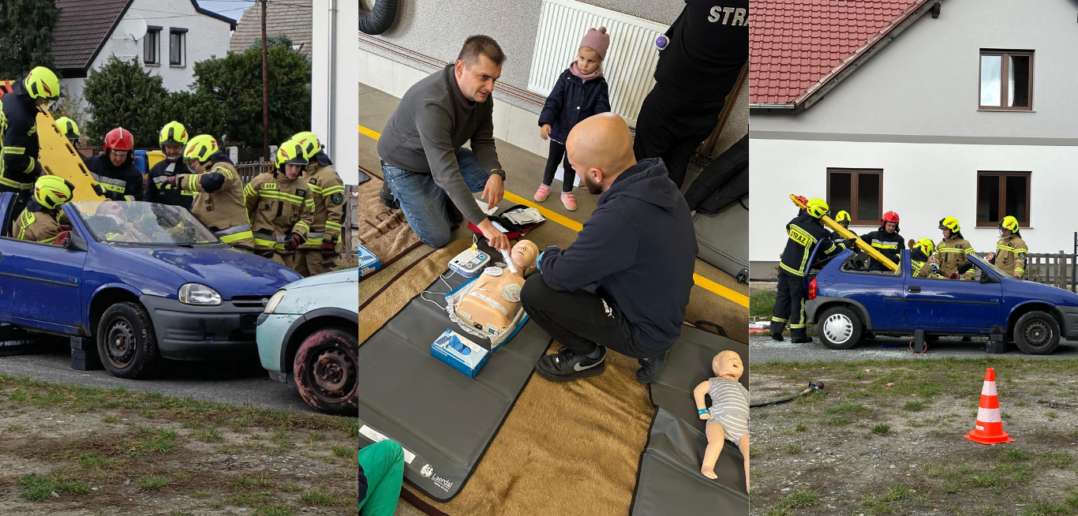 Uczyli się jak ratować życie, kurs pierwszej pomocy w OSP Dobrzeń Mały