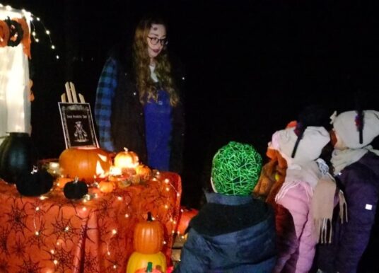 Wieczór mrożący krew w żyłach. Halloweenowy spacer po Parku w Pokoju [GALERIA]