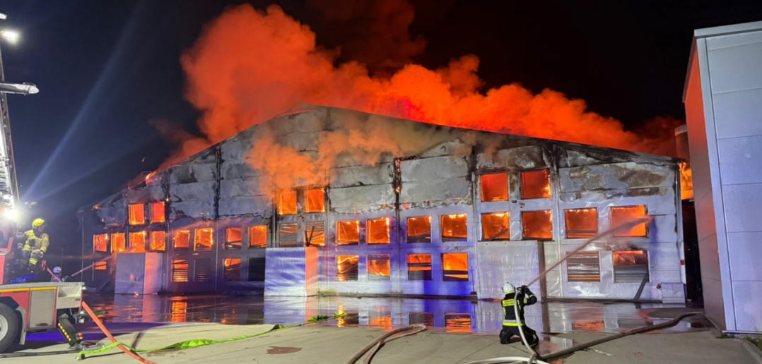 Pożar kurników w Fałkowicach, tysiące kur spłonęły