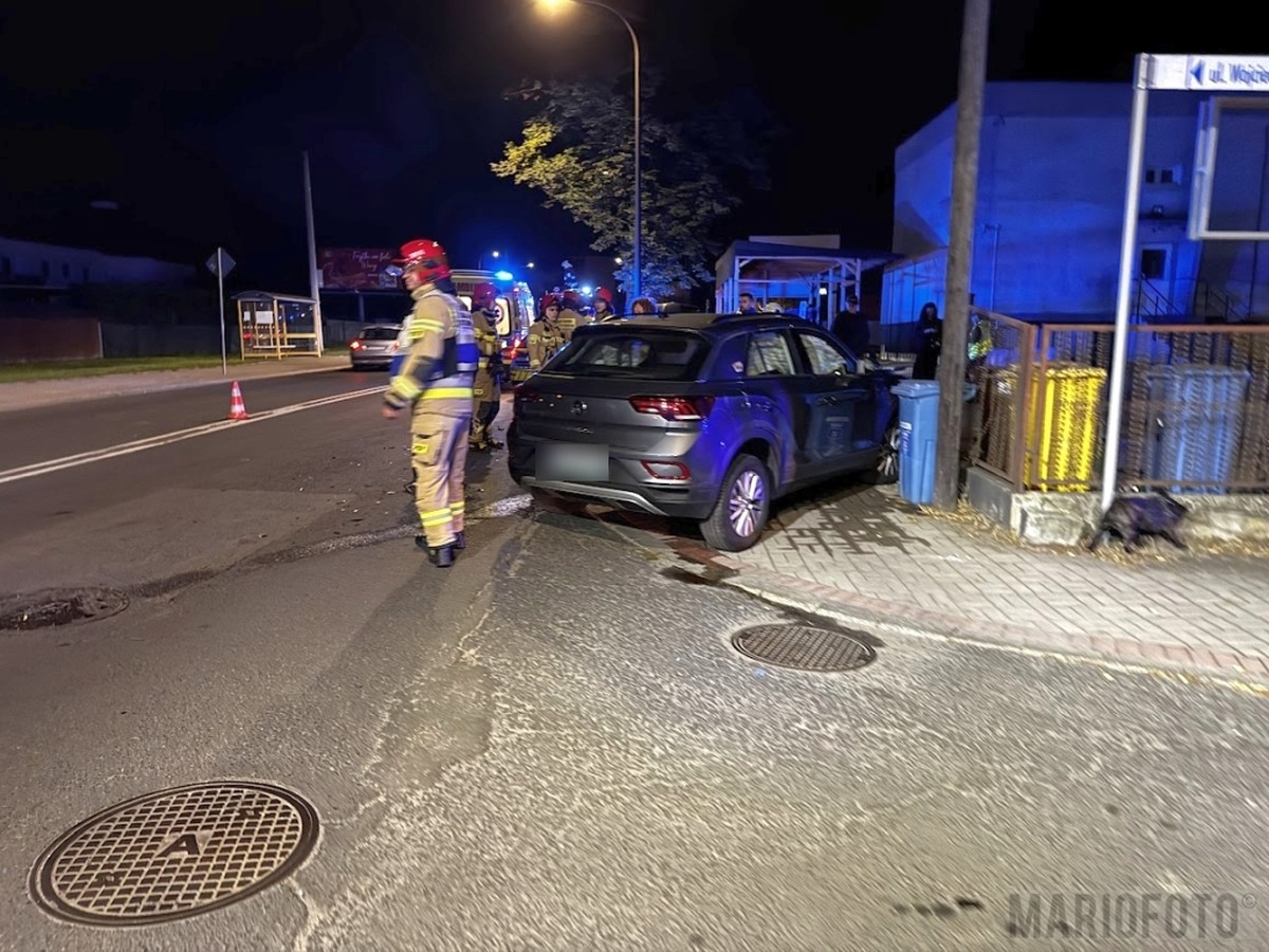 Wypadek na skrzyżowaniu ulic Biasa i Wojska Polskiego w Opolu. Jedna osoba w szpitalu