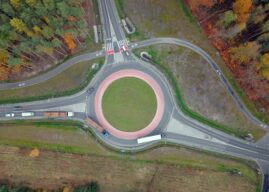 Droga 454 coraz bliżej finału. Nowe rondo, ścieżka i ostatni brakujący odcinek w planach