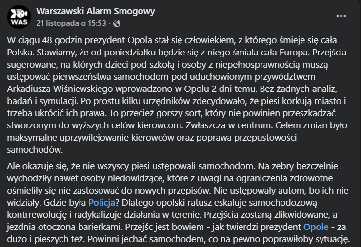 Miasto korków, głupich pomysłów i darmowych parkingów (ale tylko dla wybranych)