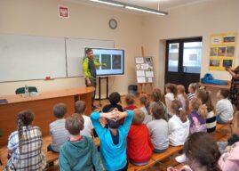 Uczniowie z Dobrzenia spotkali się z Pawłem Szpalą – Człowiekiem Przygodą