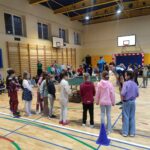 Uczniowie z Opola i Popielowa spotkali się z mistrzami tenisa stołowego