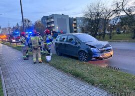 Zderzenie dwóch aut na ul. Hallera w Opolu