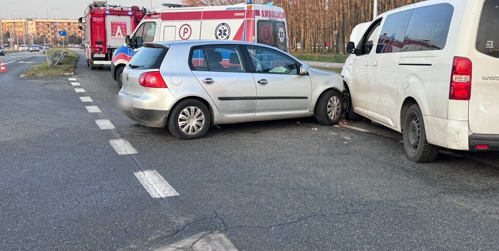 Wypadek na ul. Sosnkowskiego w Opolu