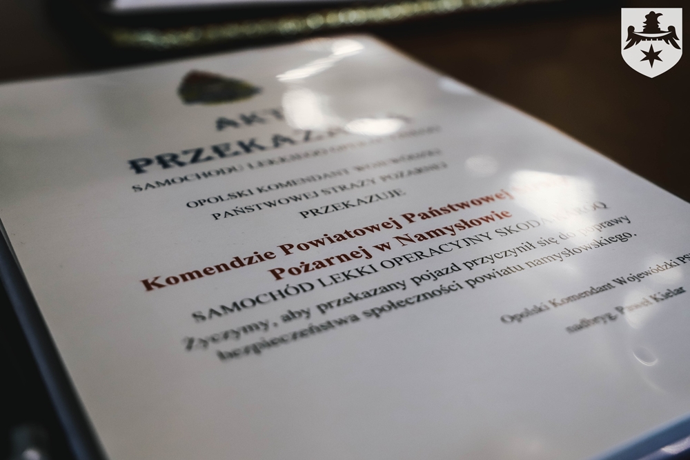 System bezpieczeństwa w powiecie namysłowskim poważnie wzmocniony