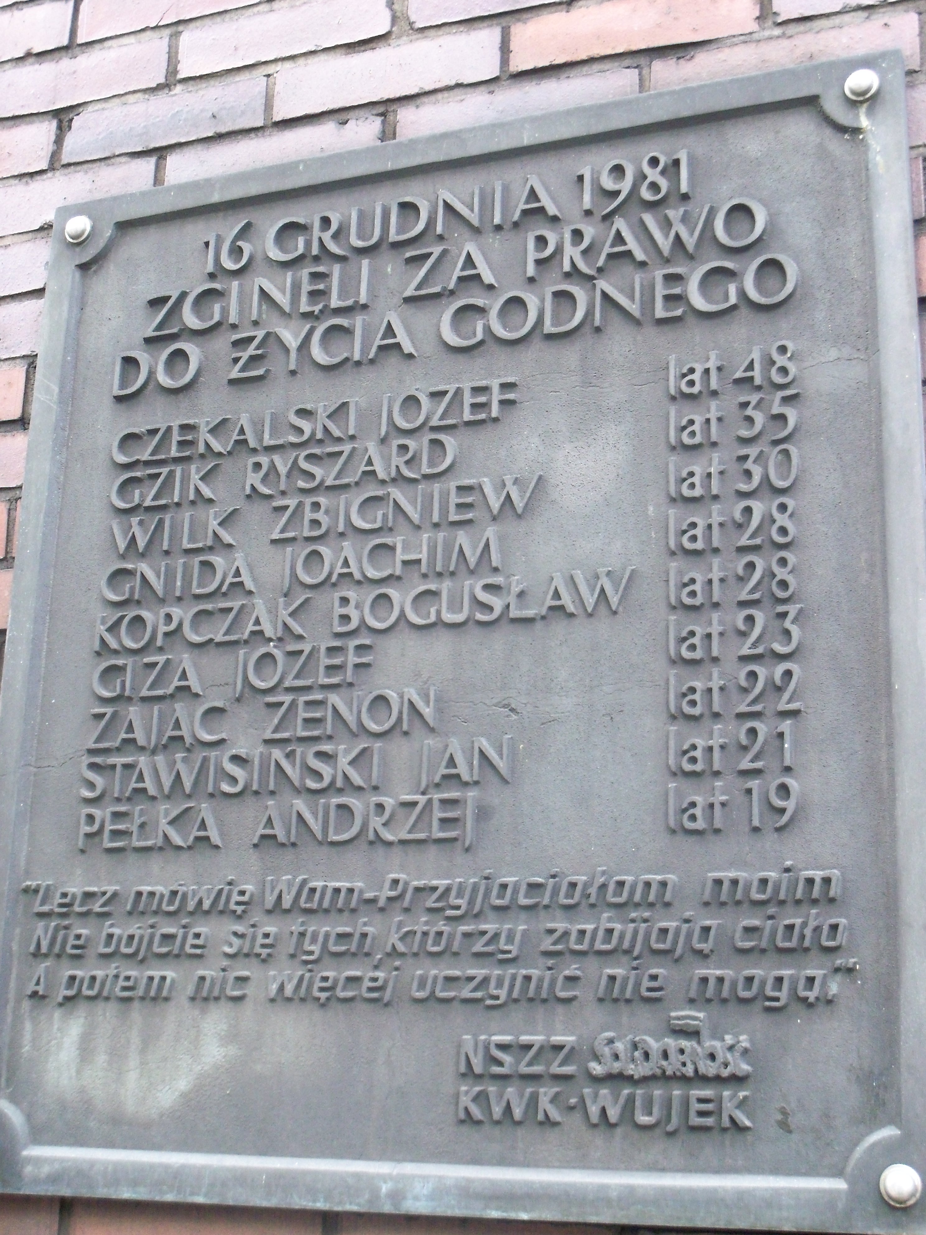 16 grudnia. Władza, która strzelała do robotników