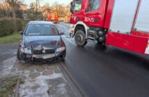 Kierująca fiatem wjechała w barierki mostu w Luboszycach